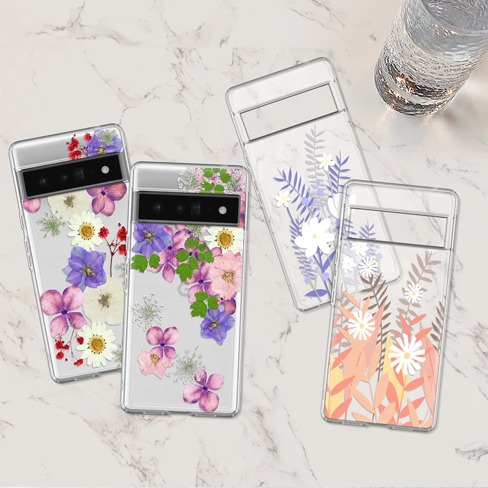 

Phone Case for Google Pixel 7a 7Pro 7 6a 5 5a 5G Protection Shell for Google 4XL 4 2 3XL 2XL 3 3a 3aXL 4a 6 6Pro Floral Cover