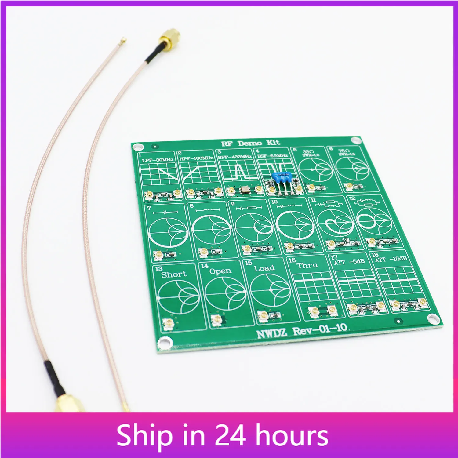 2022 радиочастотный демо-комплект для NanoVNA промышленная тестовая плата Векторный