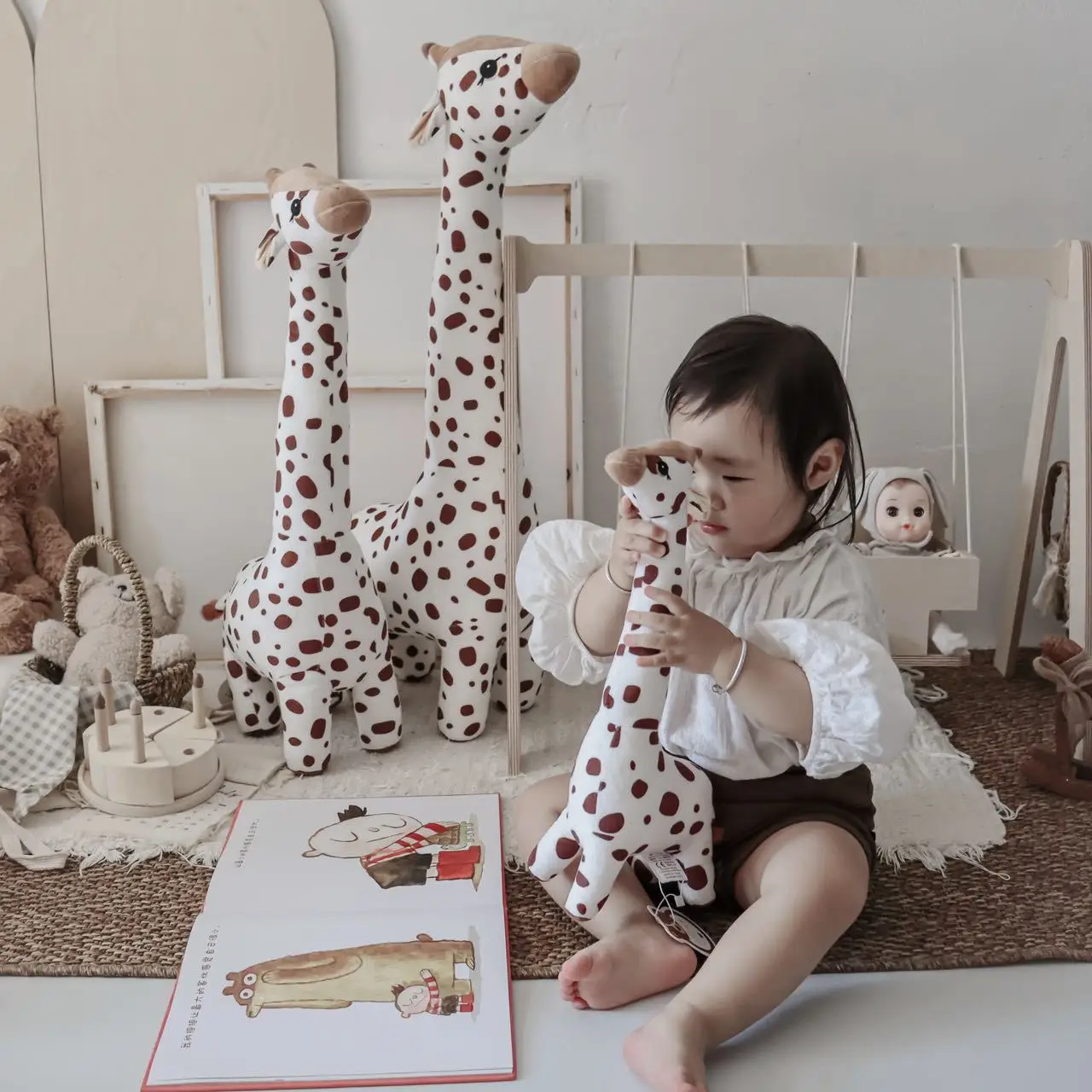 

Искусственный Жираф 45 см/70 см, мягкие плюшевые игрушки, животные, искусственная кукла, игрушка для мальчиков и девочек, подарок на день рождения, Рождество, украшение для спальни