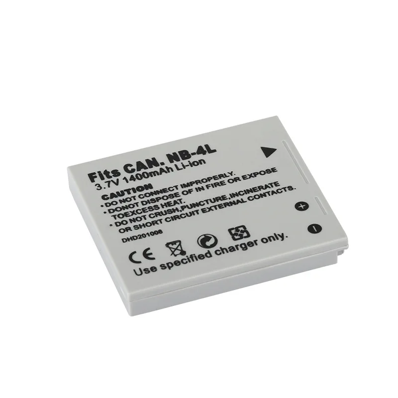 Фото 1400 мАч NB-4L NB4L NB 4L аккумулятор или зарядное устройство для камеры Canon IXUS 40 30 50 55 S5 WA60 TX1 DS4 SD960 IS 255 HS Замена аккумулятора №4