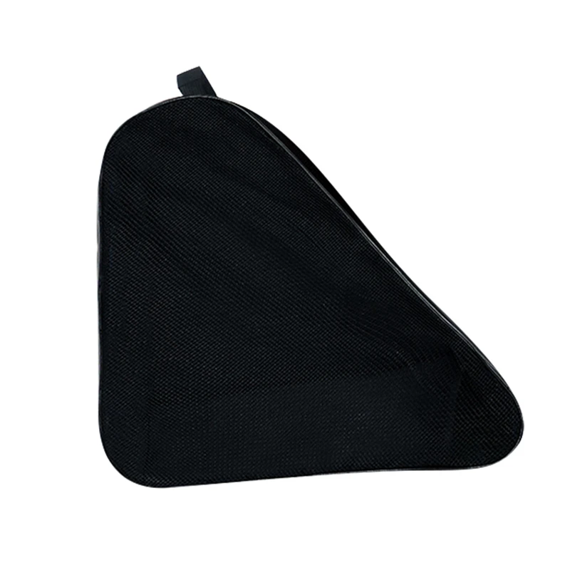 

Oxford Cloth Skate Bag, Ice Skate Bag With Adjustable Shoulder Strap, Breathable Black Skating Shoes Storage Bag