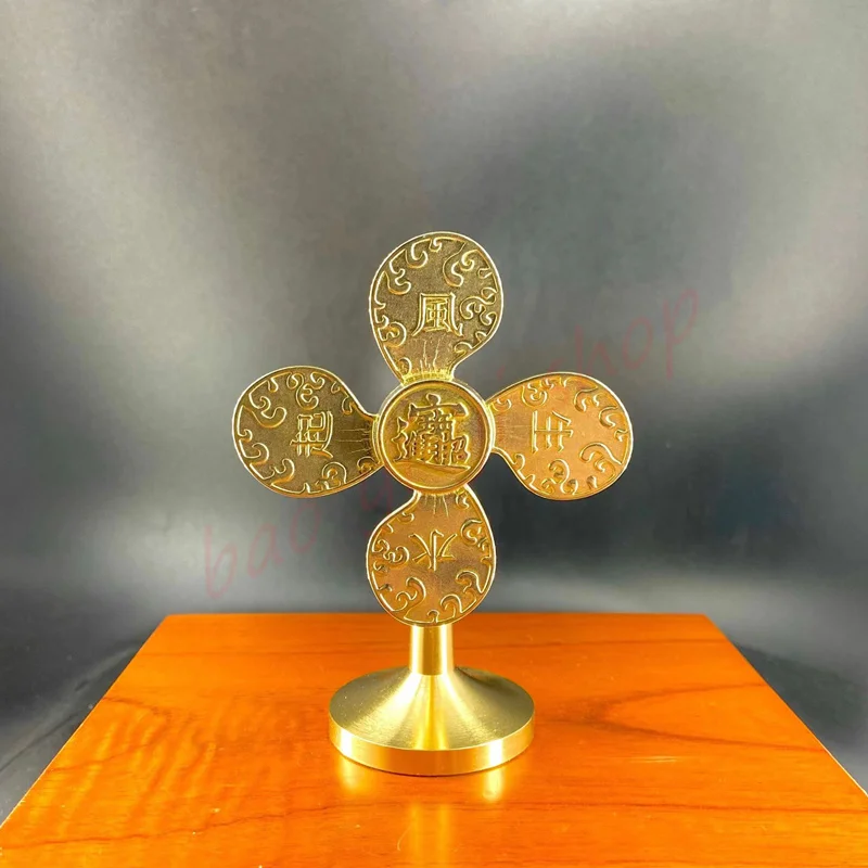 

The Fung Shui Master/Copper windmill/good luck gifts/feng shui ornaments/auspicious ornaments/Zhaocai decoration