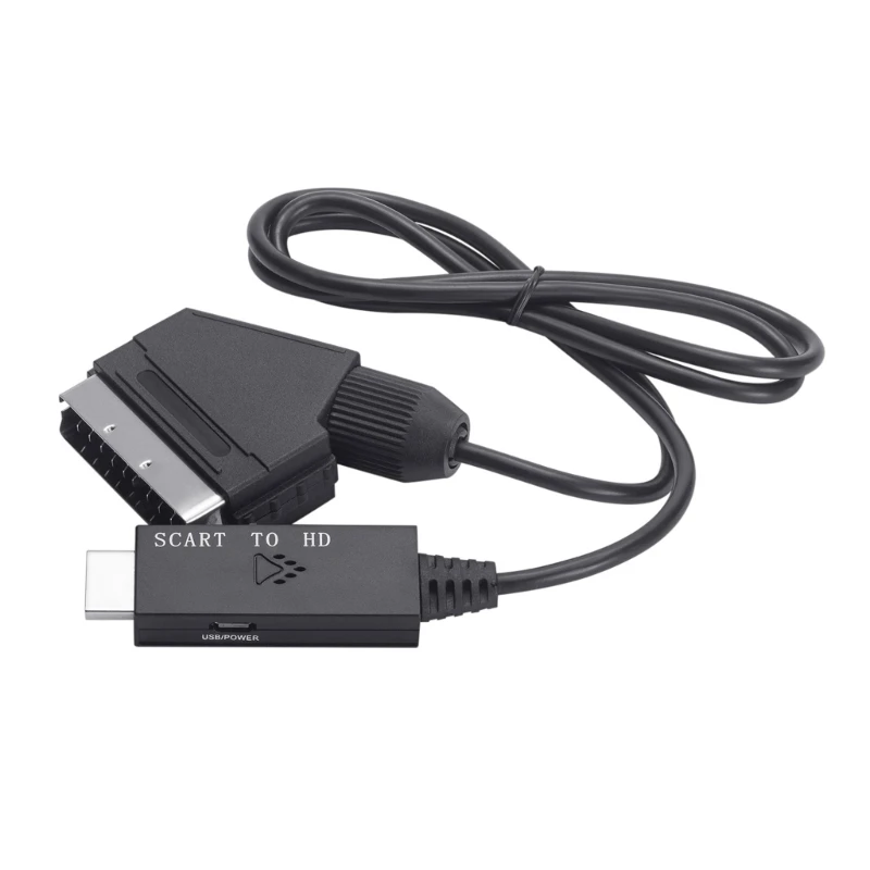 

Переходник 1080P SCART на адаптер преобразования, Переходник SCART вход на выход видео