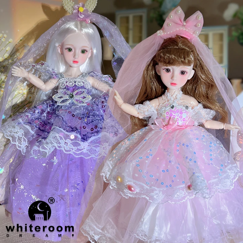 Рождественские куклы для девочек игрушки Bjd шарнирные 1/6 зеленые глаза 30 см