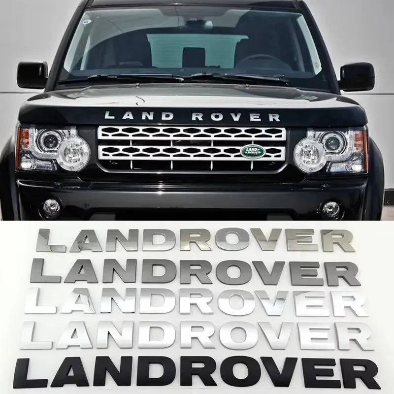 Фото Стайлинг автомобиля, значок на кузов, декоративная наклейка для Land Rover Discovery 3 4, Velar Vogue Freelander SVR Evoque, наклейка, аксессуары №3