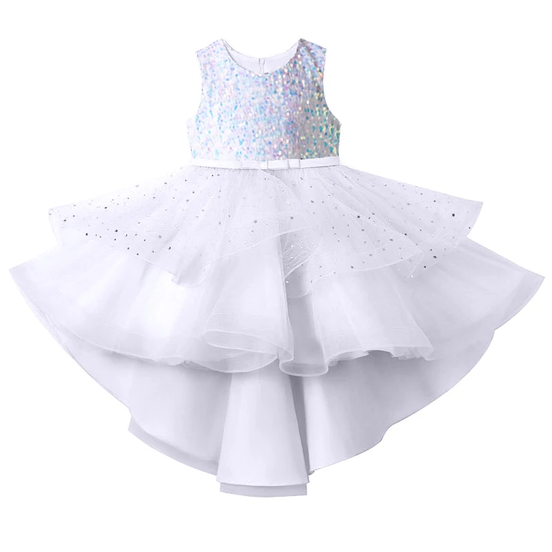 Новинка 2020 г. рождественские праздничные платья для девочек летние Новогодняя