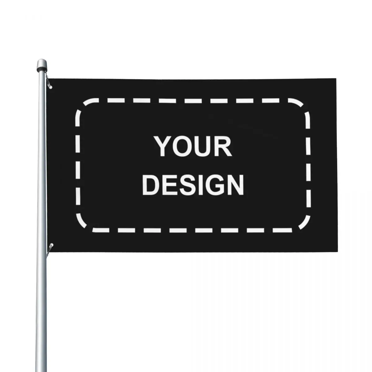 Пользовательский Печатный флаг Company рекламный логотип Спорт наружные баннеры