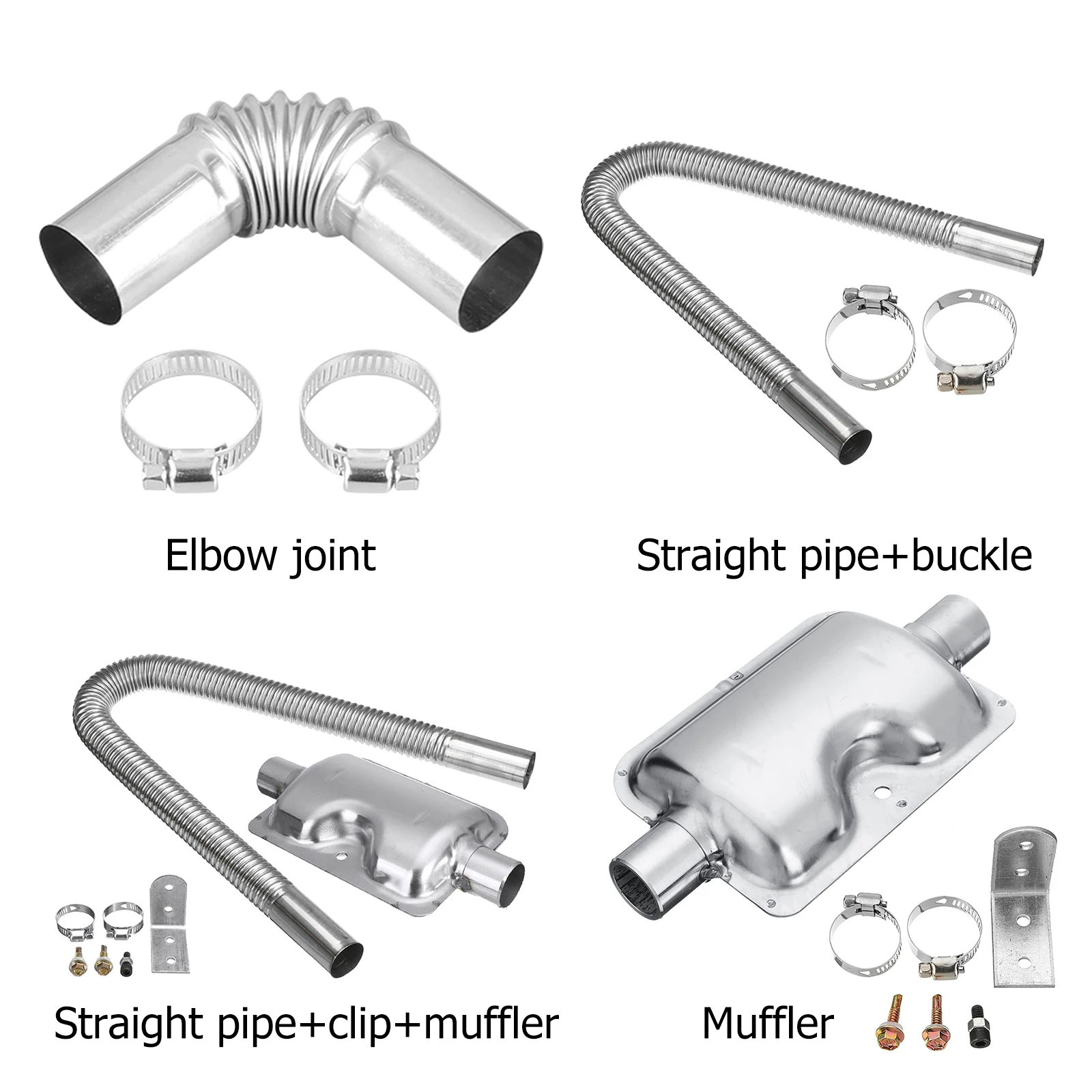 

Вентиляционное отверстие для газового отверстия, 60-300 см, для автомобилей и грузовиков, дизель, с зажимом, из нержавеющей стали