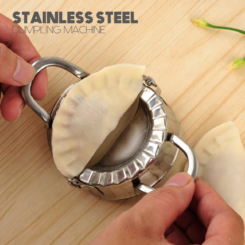 

Dumplings Tool Stainless Steel Lazy Dumpling Maker Device Slicer Pie Ravioli Wrapper Dough Press Cutter Kitchen Accessories
