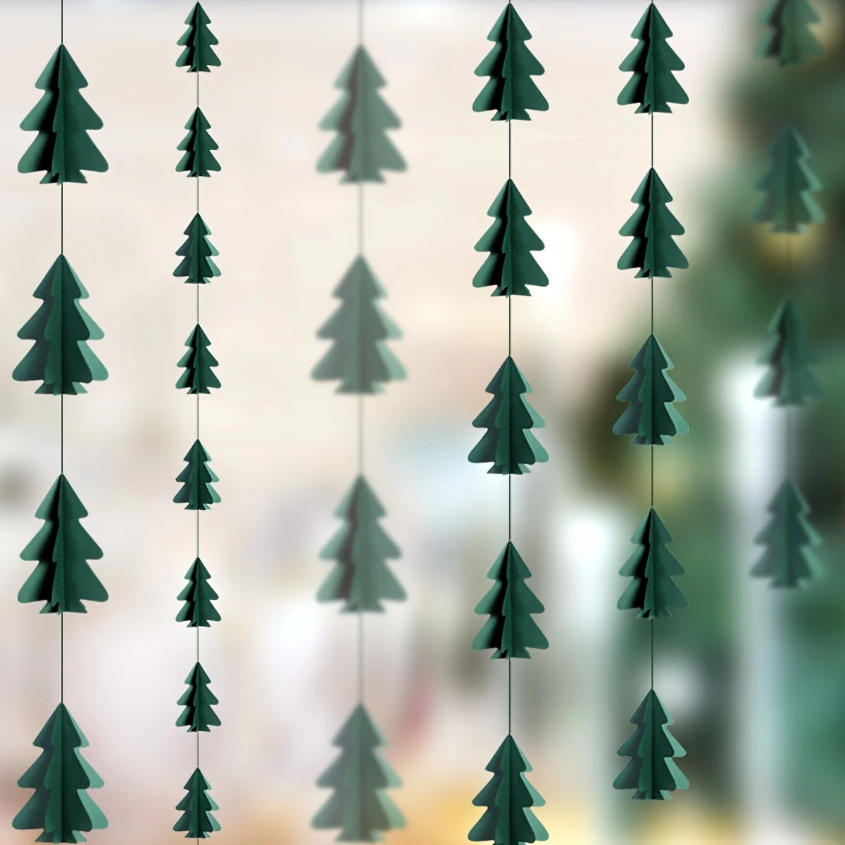 

Рождественские бумажные гирлянды