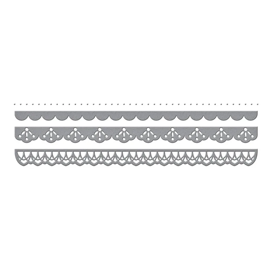 

Straight Lace Trim Metal Cutting Dies 2022 New Stencils Die Cut DIY Scrapbooking Album Paper Card Embossing