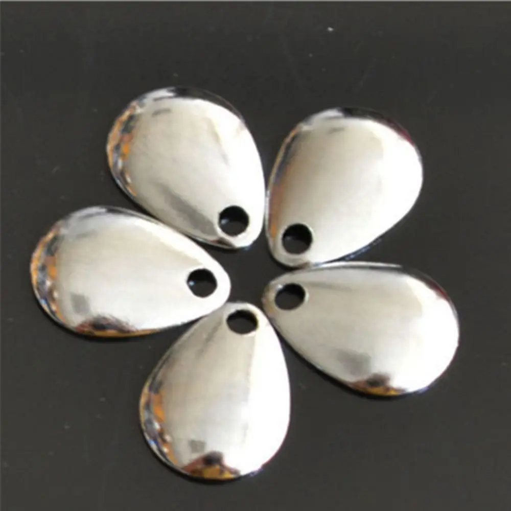 50 шт. спиннер с блестками вибрационный рыболовный аттрактор ложка металлические