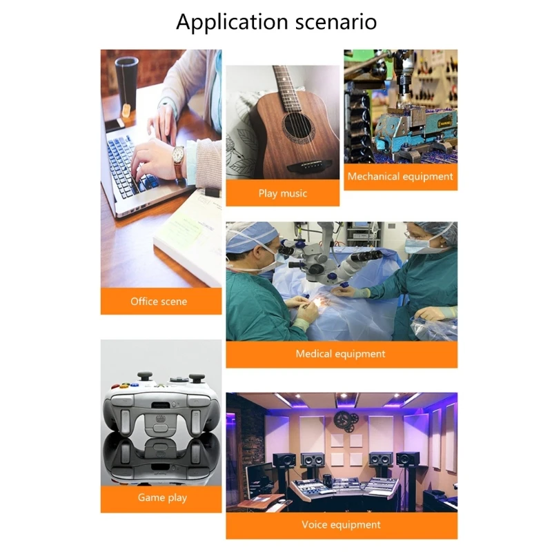 USB-педаль тихая для компьютерных команд предварительная программа адаптер