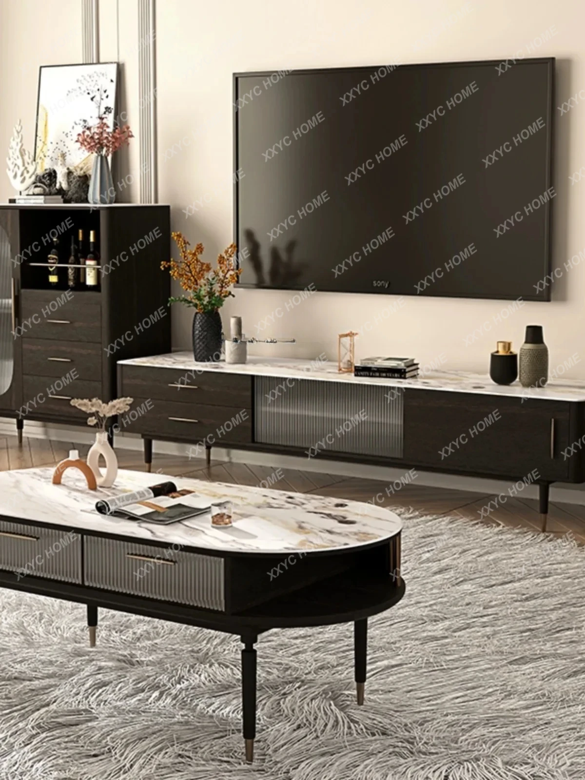 Французский ретро шкаф для хранения из цельного дерева светлый роскошный