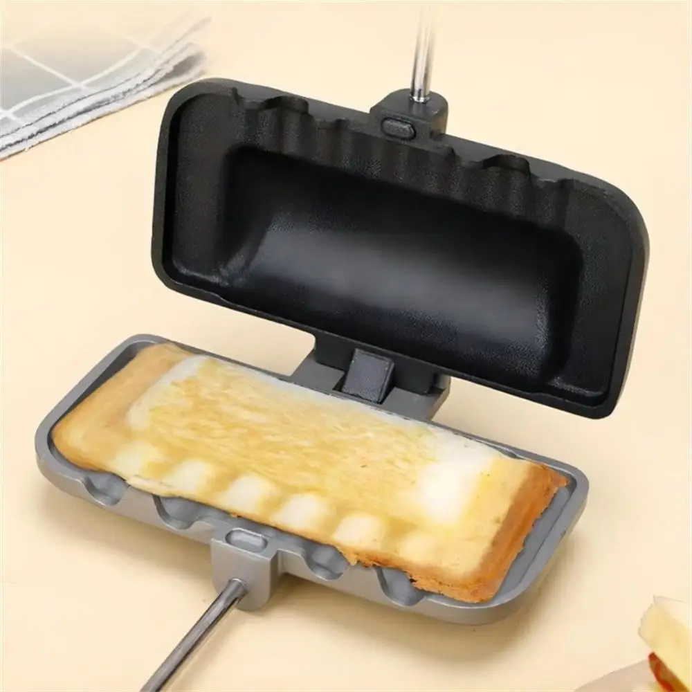 

2023 Pancake Maker Foldable Breakfast Machine Double-sided Non-stick Grill Frying Pan For Bread Toast Hot Portable Sandwich Pan