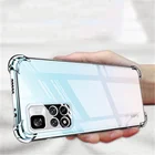 Прозрачный противоударный мягкий силиконовый чехол для Xiaomi 11T Pro 11 Lite NE, чехол с подушкой безопасности в четыре угла для Redmi 10 Prime Note 10T 10S 5G