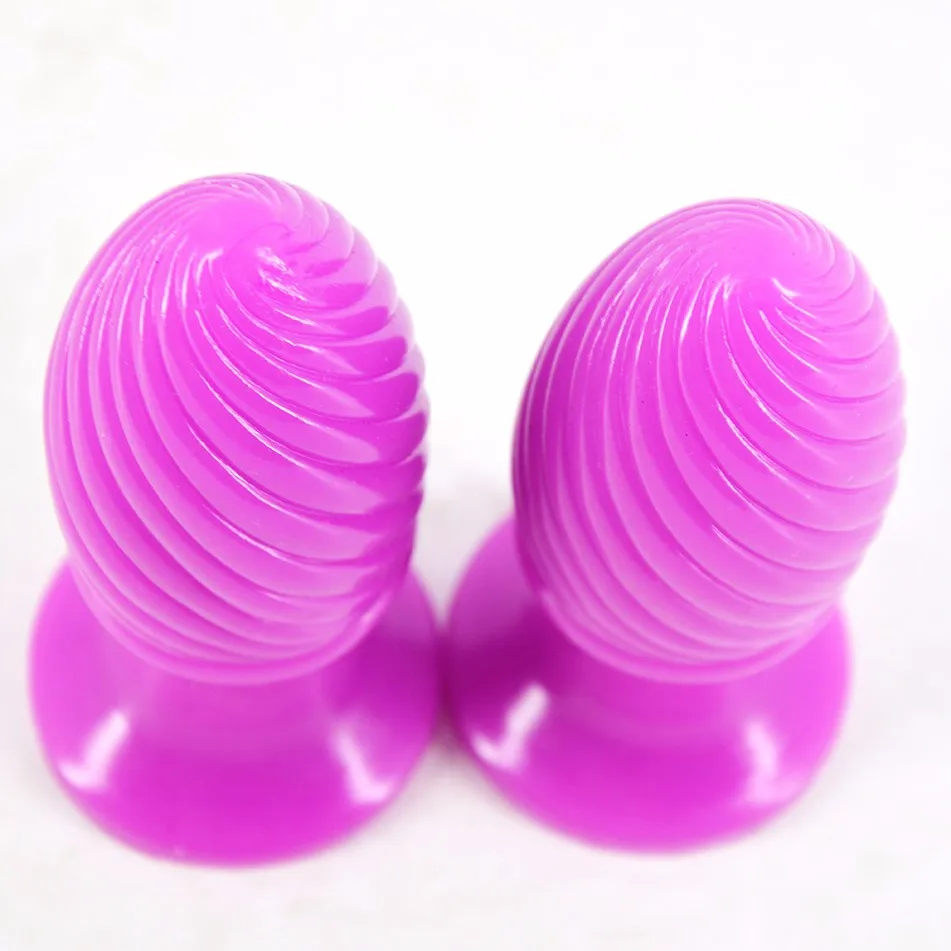 KHMV дешевая Анальная пробка с винтовой нитью фаллоимитатор женская киска