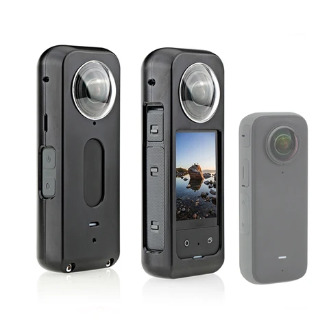 Клетка для кроликов из алюминиевого сплава с винтами, металлическая клетка для кроликов, защитный чехол, противоударные аксессуары для спортивной камеры для Insta360 X3