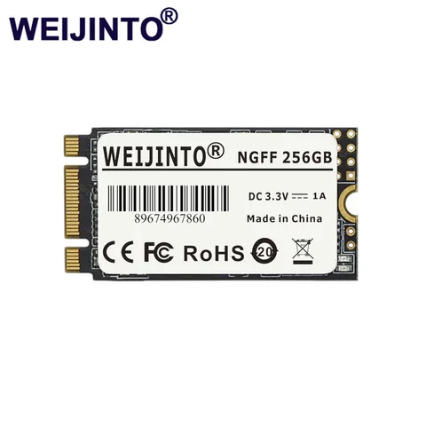 WEIJINTO m.2 SSD NGFF 2242 128 ГБ 256 ГБ 512 Гб 64 ГБ 120 ГБ 240 ГБ ТБ M2 жесткий диск 2242 мм 360 гб для ноутбука