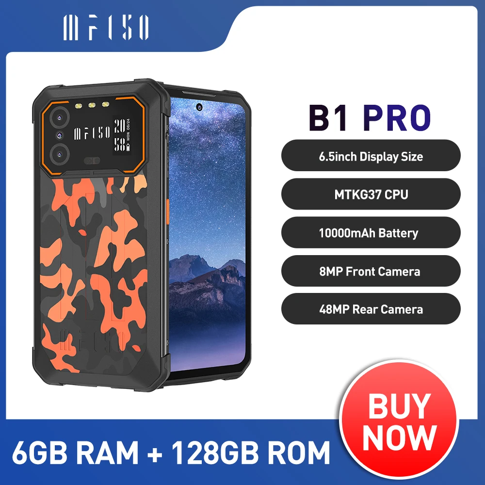 IIIF150 B1 Pro прочный мобильный телефон 6,5 