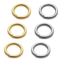 50 200pcslot stainless steel open jump rings 4 5 6 8mm split rings connectors diy necklace jewelry making findings accessories