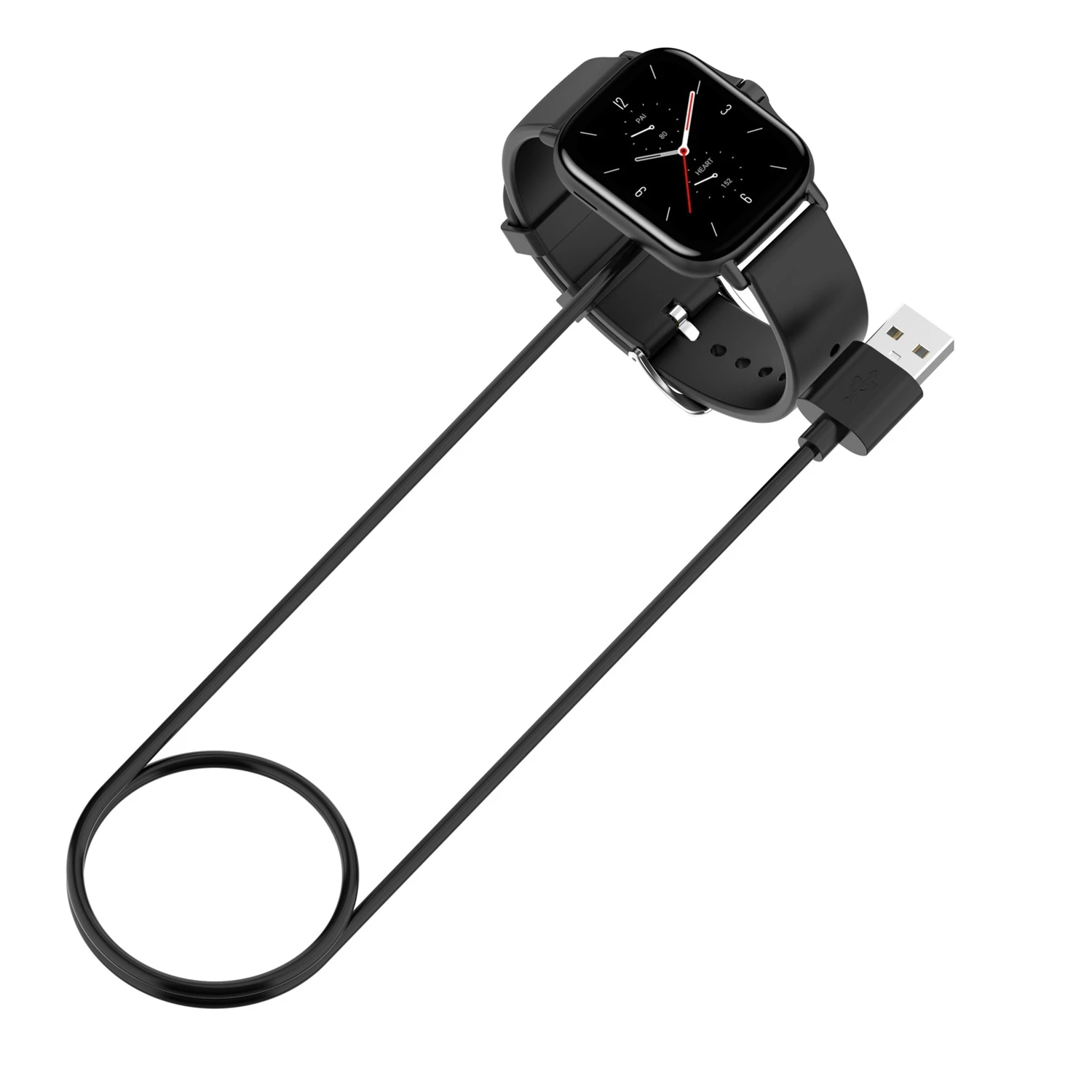 Зарядная док-станция для Xiaomi Huami Amazfit GTR 2 2E/GTS 2E Mini/Bip U/Pop Pro кабель быстрой зарядки