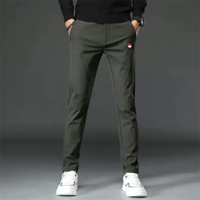 High Quality Winter Men's Golf Pants Elasticity Quick Dry Thicken Men Golf Trousers Sweatpants Golf Wear Man Pants Free Delivery