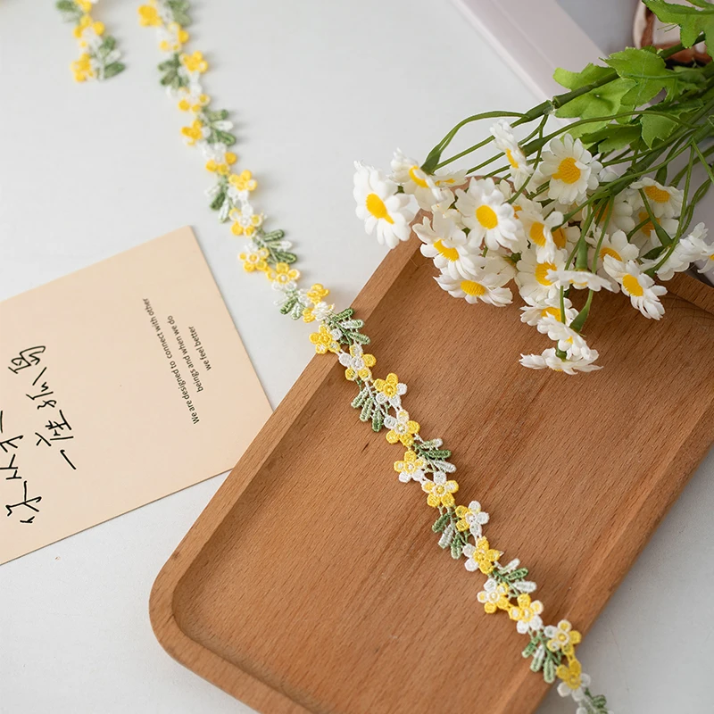 2 метра/лот Цветочные кружевные ленты для женских платьев товары рукоделия