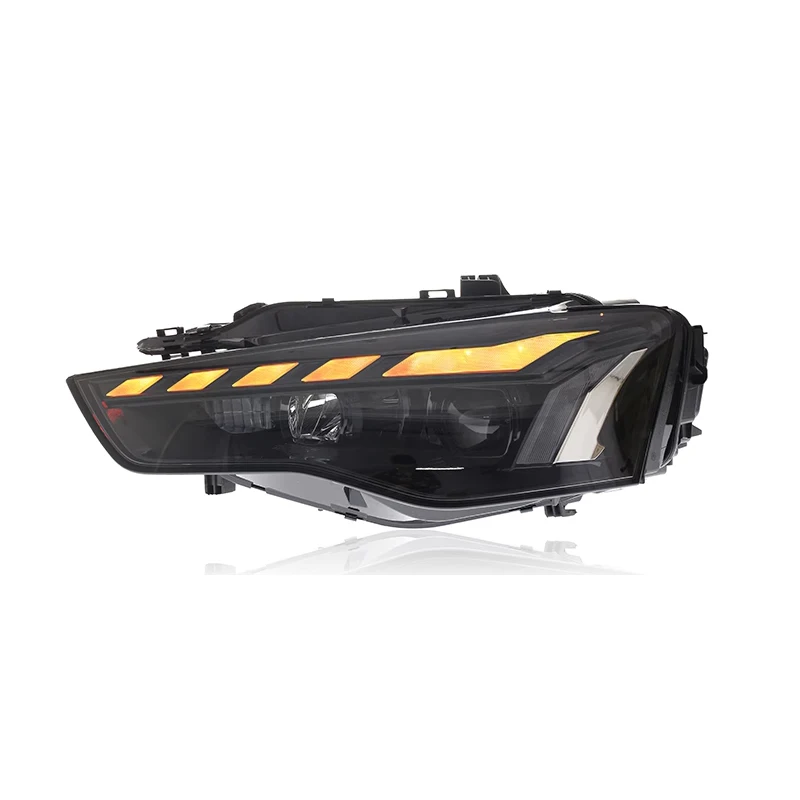 Стайлинг автомобиля фары для Audi A5 2008-2016 новый стиль RS5 полностью светодиодный DRL