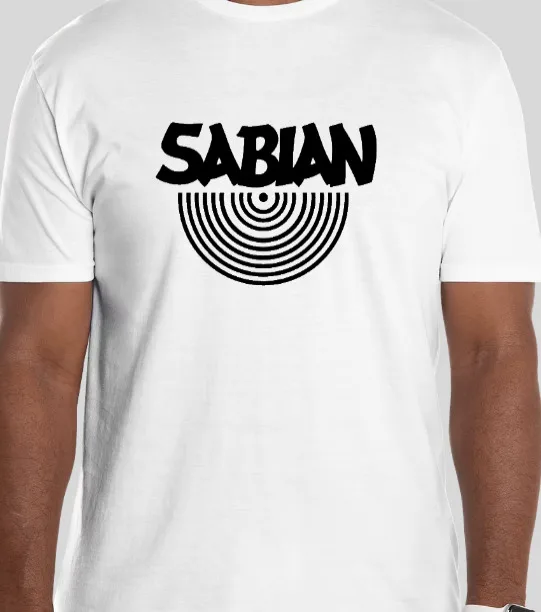 Футболка Sabian с символом барабана
