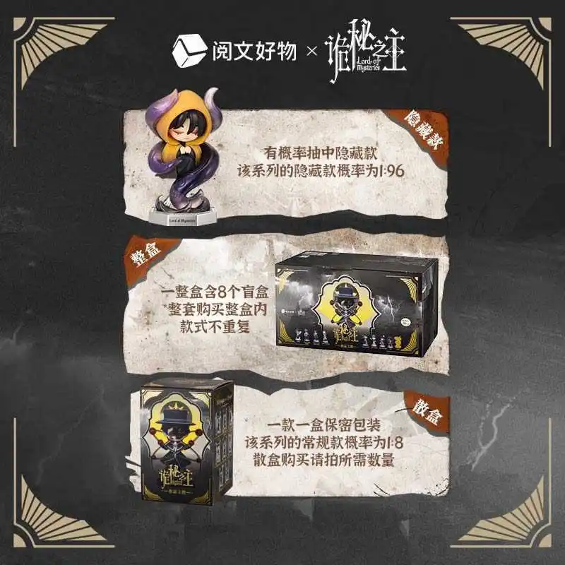 Фото Коллекционная фигурка Yuewen Goodies Blind Box из серии Fate Road: Lord Of The Mysteries, персонаж Кляйн Фулл, декор для рабочего стола, для коллекционеров аниме №3