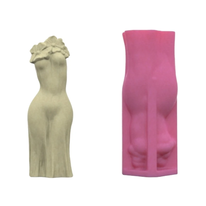 Гибкие формы для ваз форма человеческого тела цветочного горшка подходит Прямая