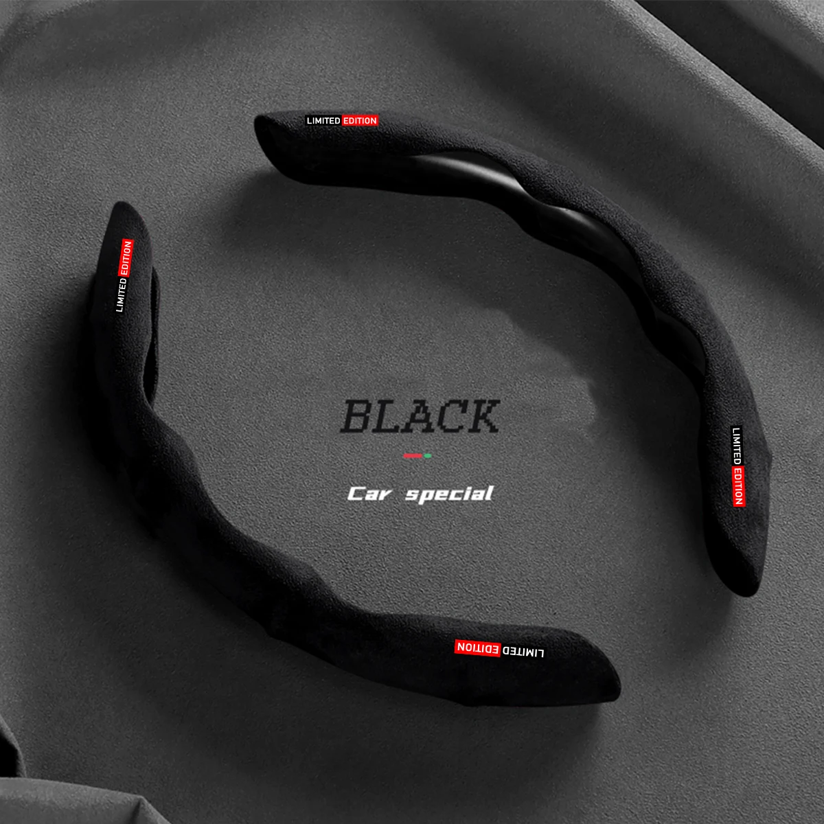 

Замшевый Дышащий Нескользящий Сегментированный Чехол На Руль Автомобиля