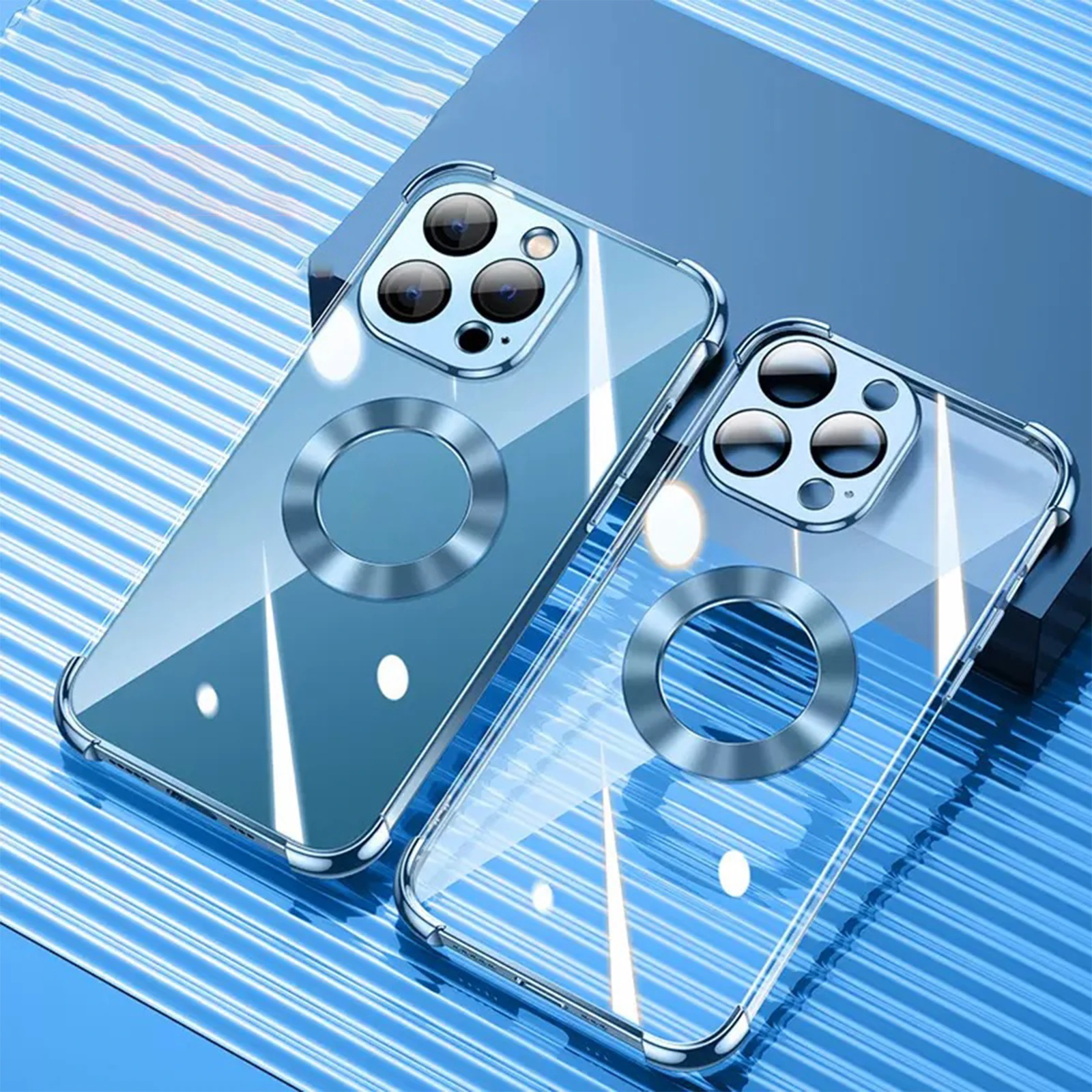 

Transparent Plating Case for iPhone 14 Pro Max with Lens Camera Protector Soft Slim Case Anti Yellowing Cover for iPhone 14 Plus