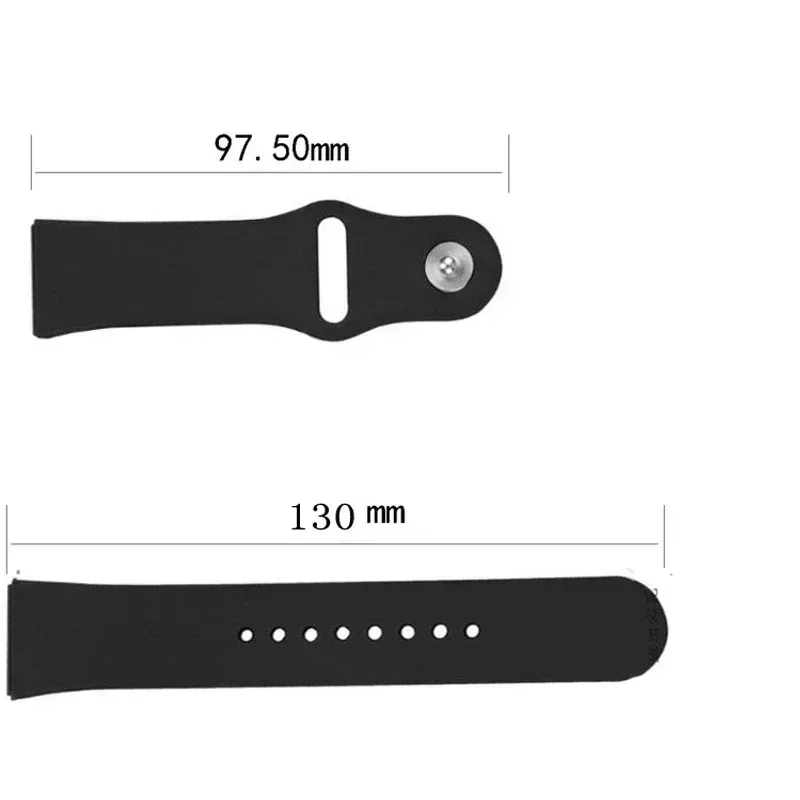 Силиконовый ремешок для часов 22 мм 20 мм, спортивный ремешок для TicWatch Pro 3 Ultra E3 E2 S2 Pro X GTW 2021, браслеты для умных часов для женщин и мужчин Correa (art.: 3920d93597c9b) - 3920d93597c9b