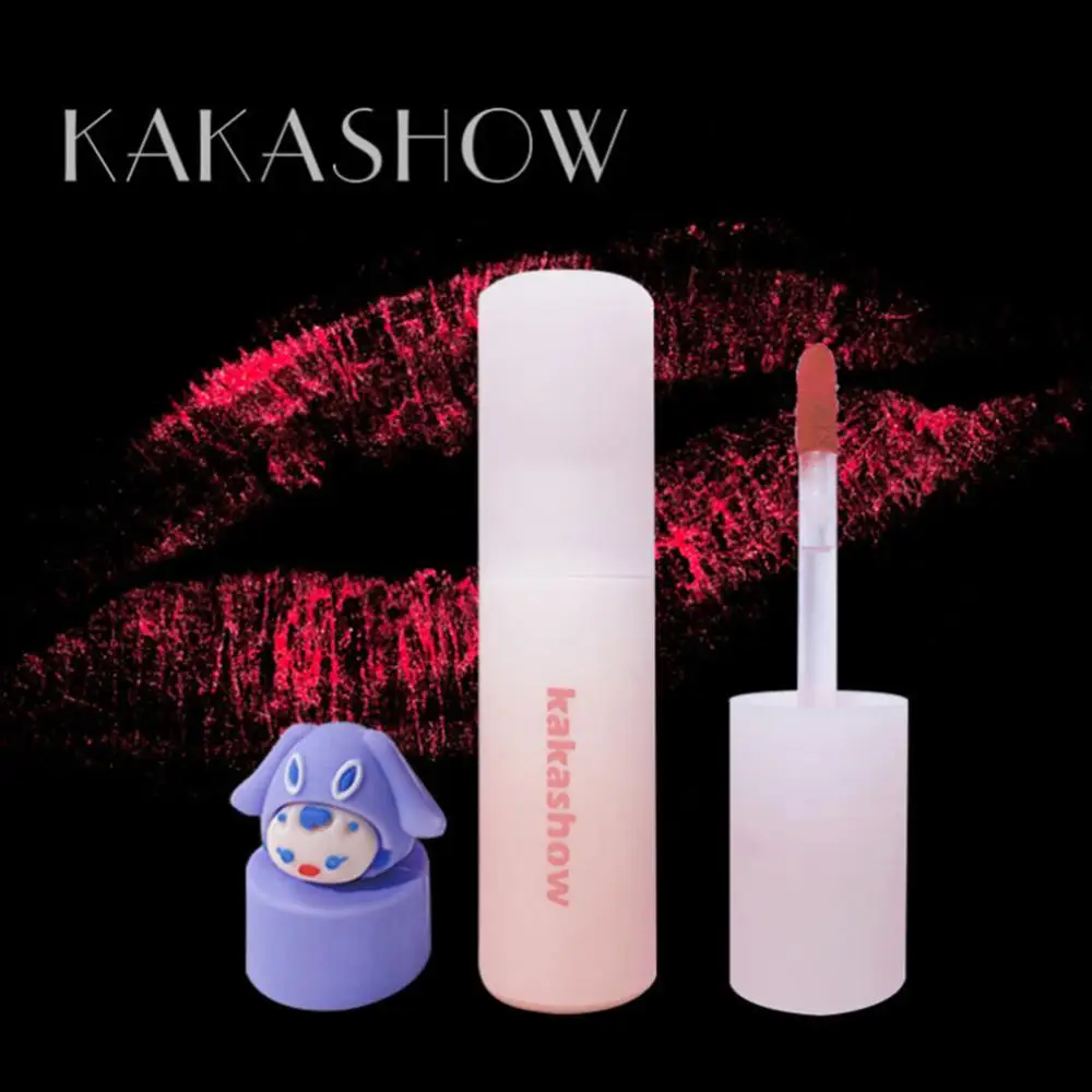 

Soft Mist Lip Gloss Cute Lipgloss 9 Colors Cartoon Kawaii Lip Glaze Velvet Matte Lipstick Moisture Lipstick Red Lip Tint Mud
