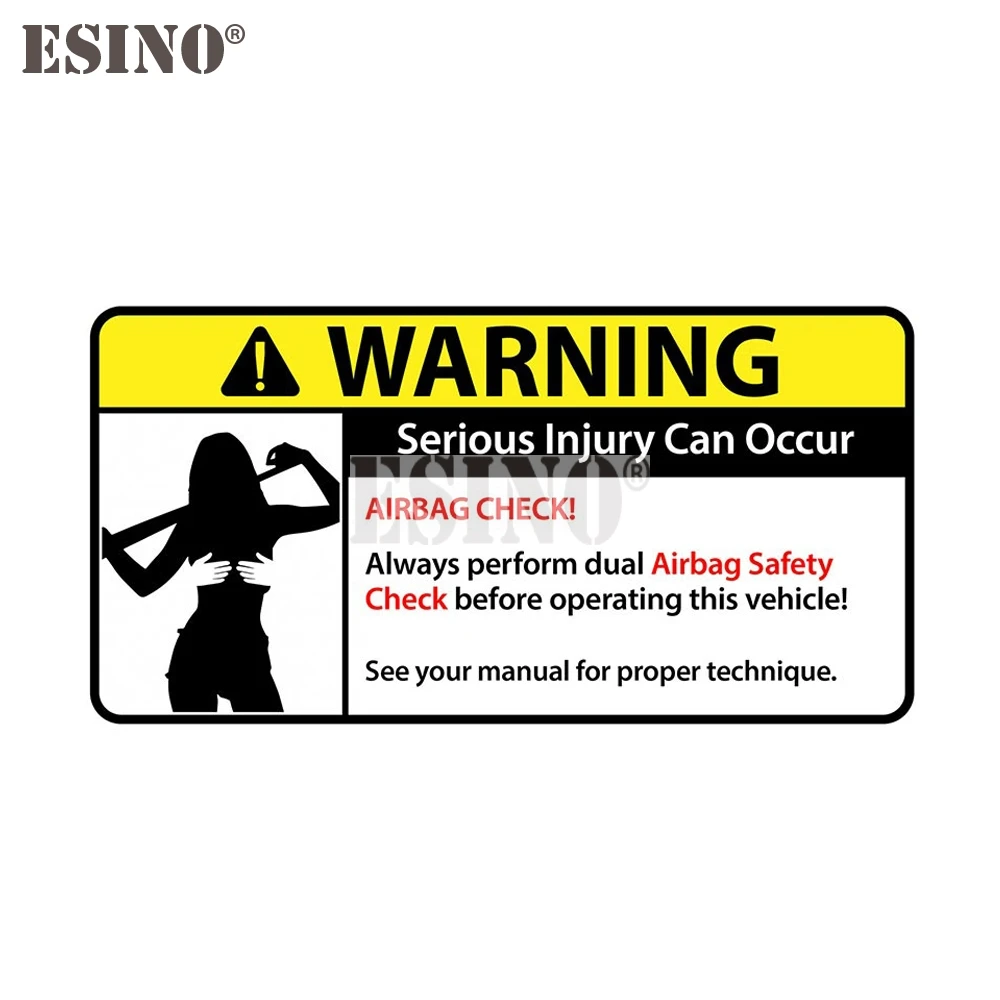 

Стайлинг автомобиля, забавное предупреждение, сексуальная леди, горячая девушка, подушка безопасности, клетчатая ПВХ наклейка, водонепроницаемая наклейка на кузов автомобиля, узор, винил