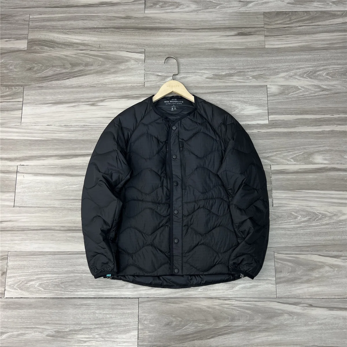 Стеганое пуховое пальто с тыквой мужское однотонное повседневное без воротника