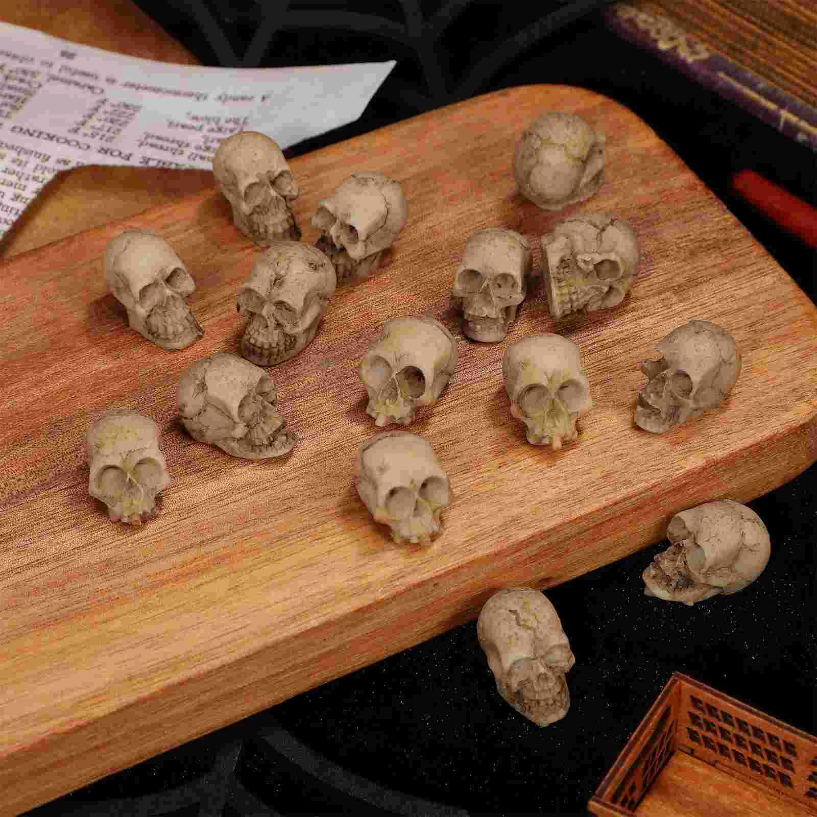 20 шт. украшения в виде черепа на Хэллоуин железный цветочный горшок настольные