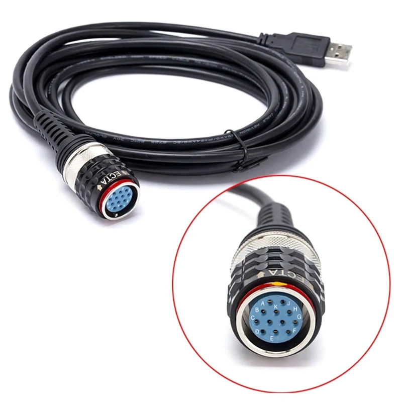 1 компл. OBD2 главный диагностический кабель + USB 8-контактный для запчастей Volvo Vocom