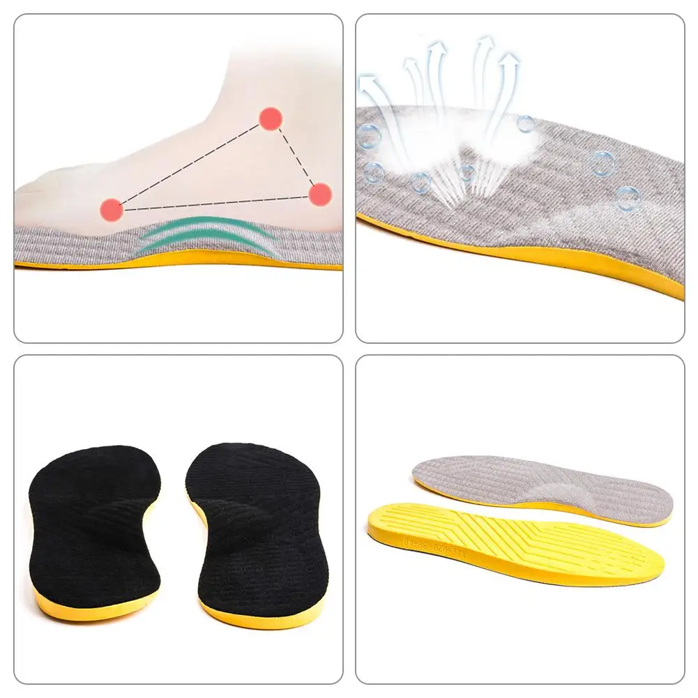 

1 Pair Breathable Insoles Leg Shape Correction Shaped Shape Leg Loop Breathable Correction Foot Correc U3w5