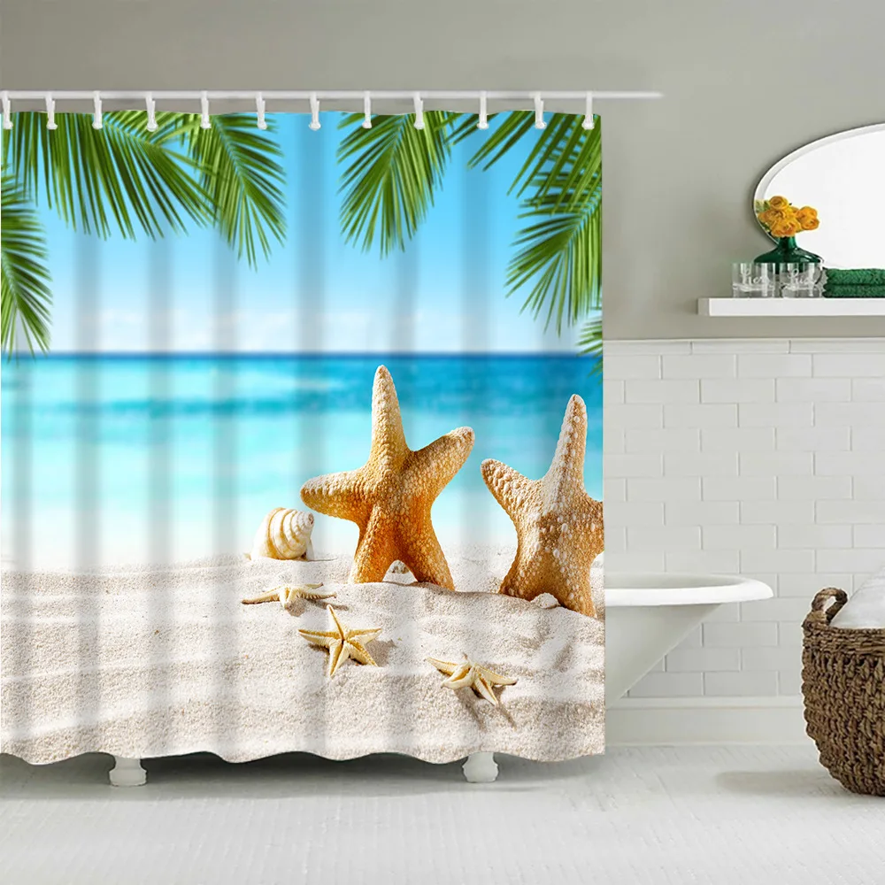 Ocean Beach Shower Curtain