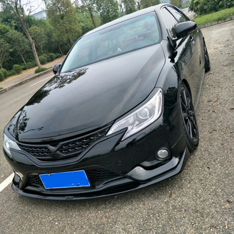 Фото Для Toyota Mark x/Reiz 2013, 2014, ABS, передний бампер, диффузор, разделитель губ, спойлер, комплект кузова, аксессуары №3