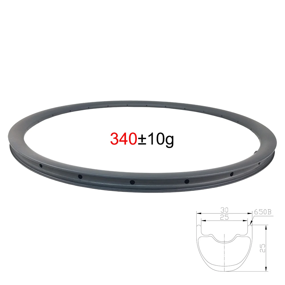 LIENGU 340g 30 мм углерод XC MTB 27 5 бескамерный горный велосипед 650B кольцо для