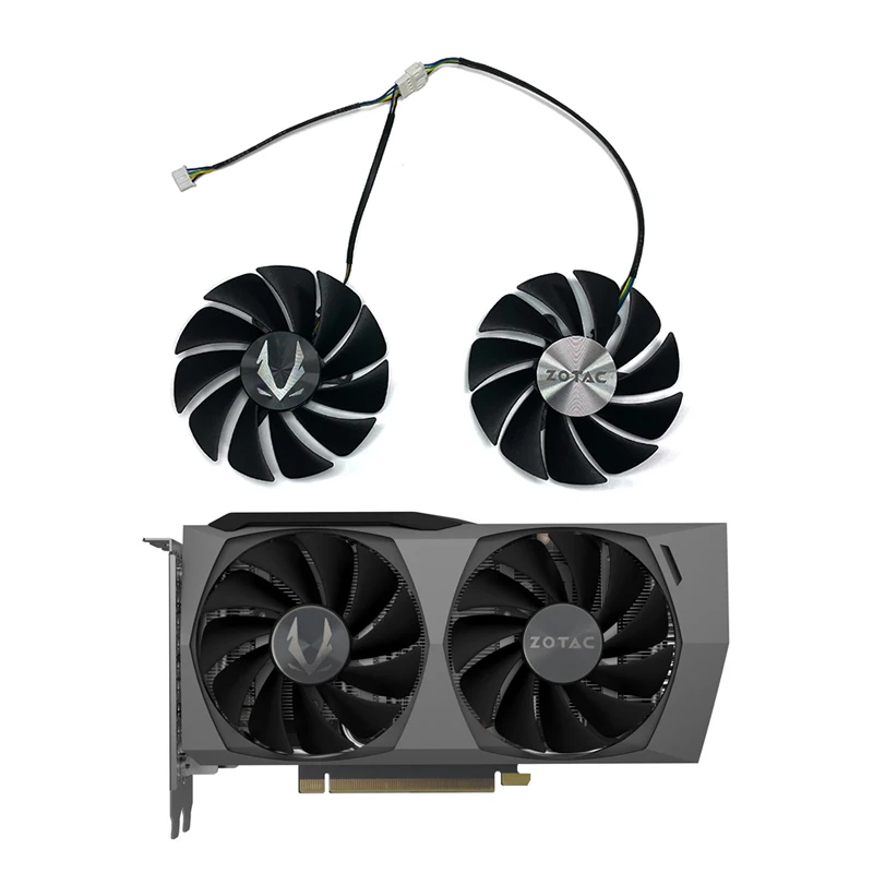 Купи GA92S2U 4IN Cooling Fan ZOTAC GeForce RTX3060 Twin Edge OC RTX 3060 RTX 3060Ti Graphics Card Fan Cooling Fan RTX 3060 Ti Twin за 876 рублей в магазине AliExpress