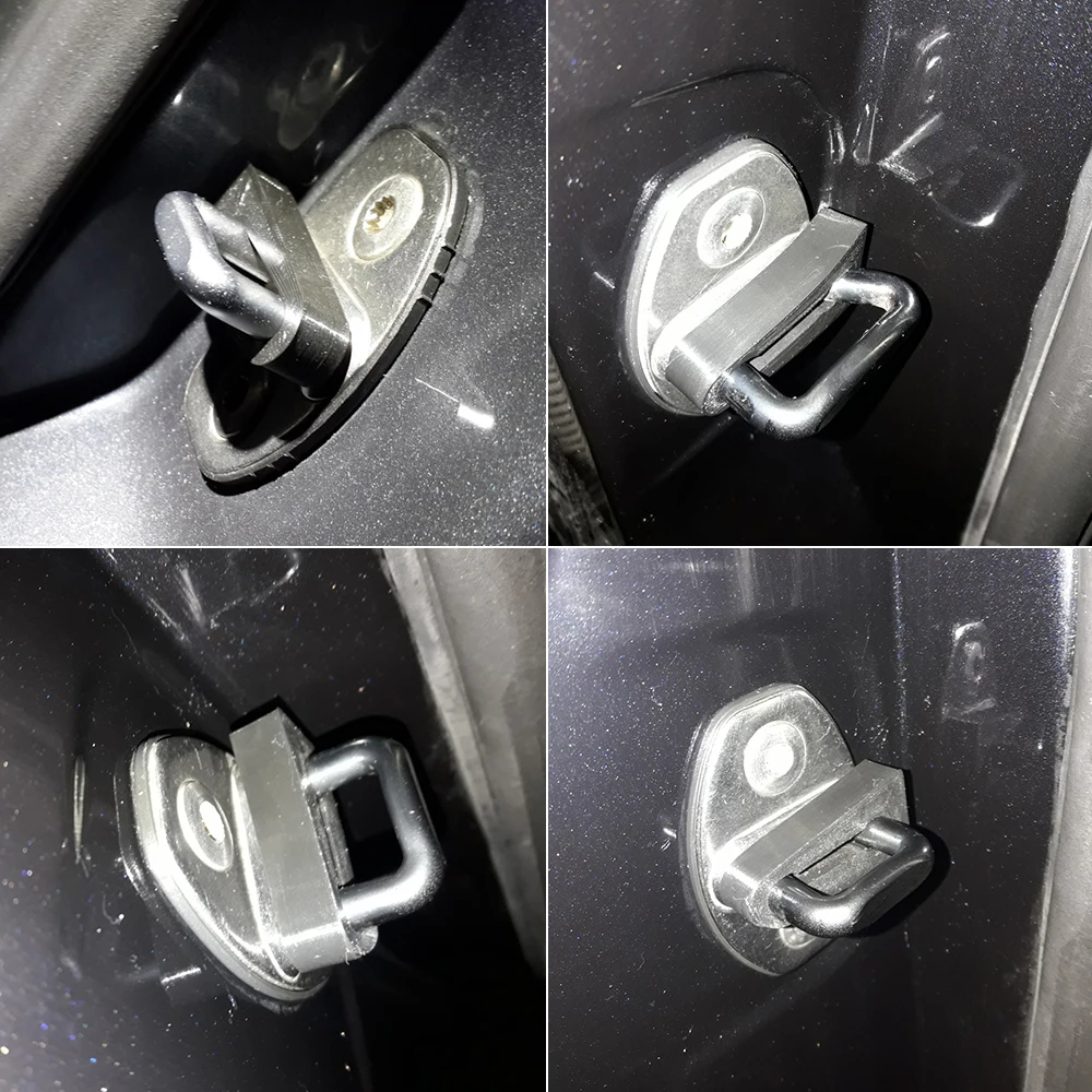 Car Door Lock Buffer Damping Shock Absorber Seal Pad For BMW 3 Series F30 316 2012 - 2016 Deadener Replacement Parts Accessories images - 6