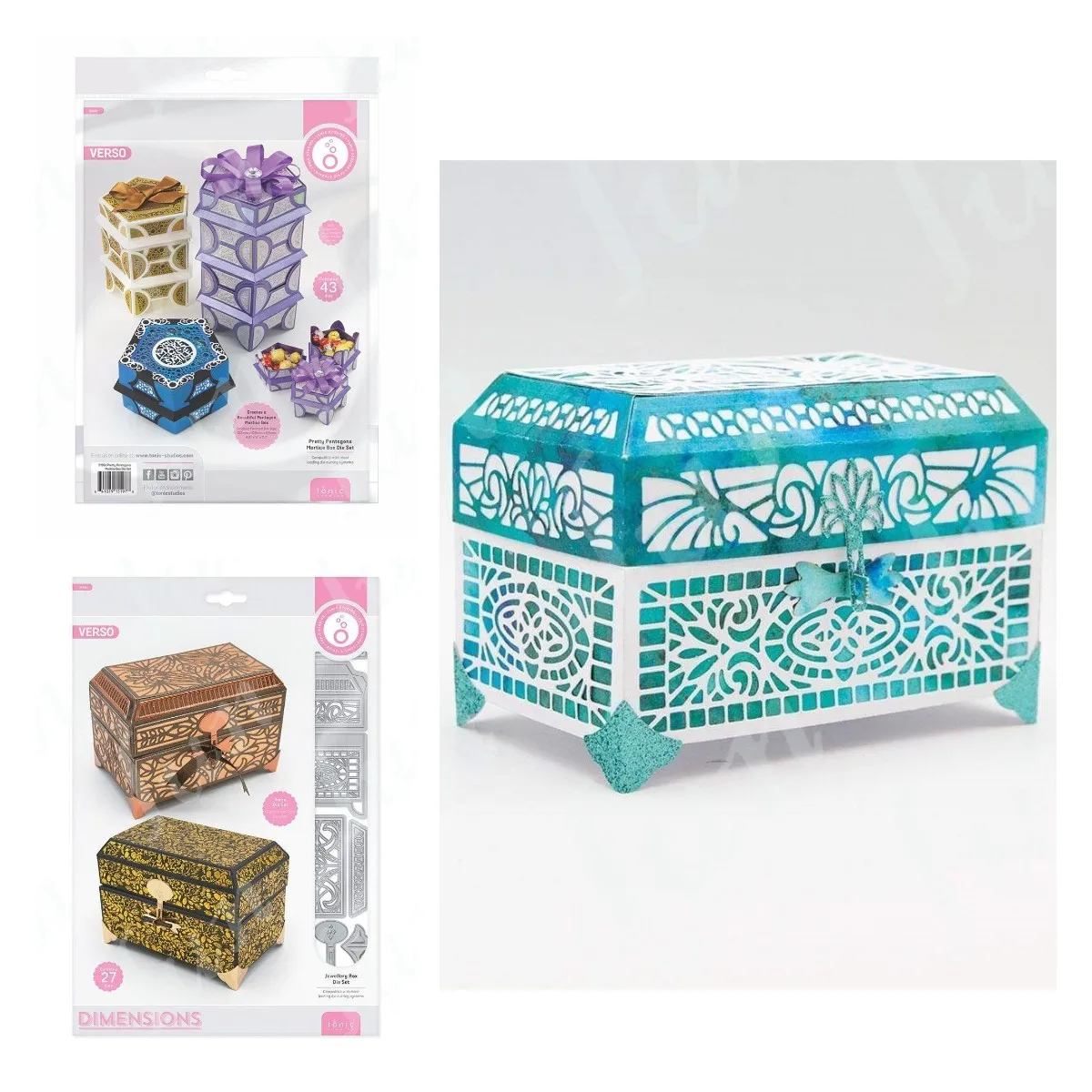 

Metal Cutting Dies Pretty Pentagons Mortice Box 2023 New Stencils for DIY Scrapbooking Album Decoration Embossing Paper Cards