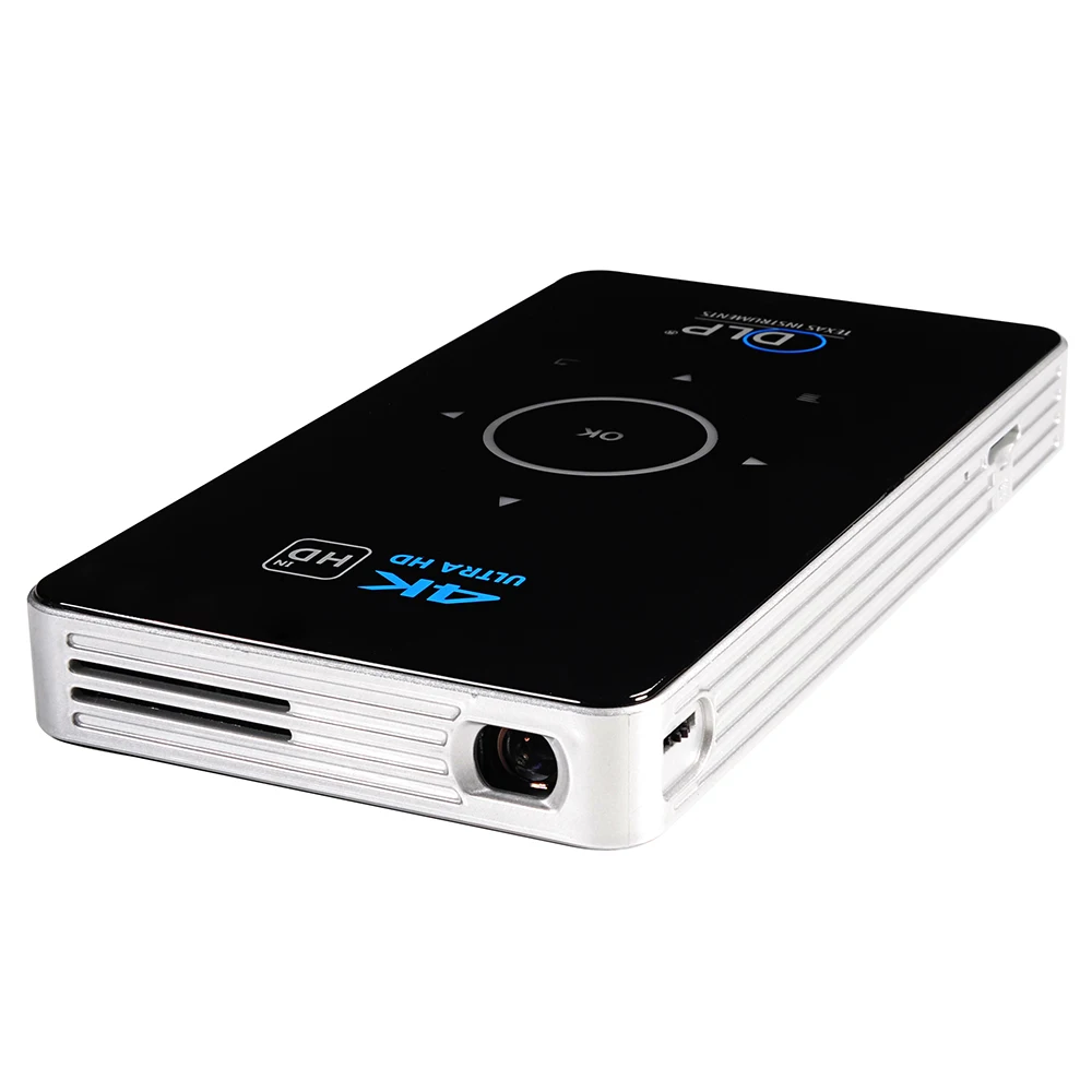 

Drop shipping home cinema DLP LED HD 3D movie player Android 9.0 smart video projecteur projector 4k 1080p short throw