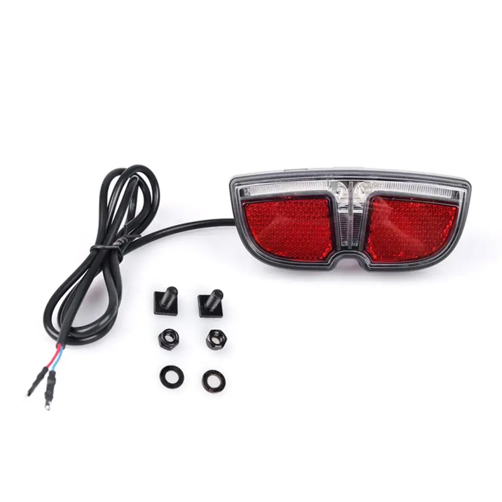 

6V Electric Bike Tail Light Rear Rack Brake Lamp Night Riding Warning Light For Bafang Mid Drive Motors