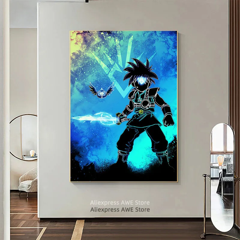 Плакат с изображением души дракона и сына настенная Картина на холсте плакаты